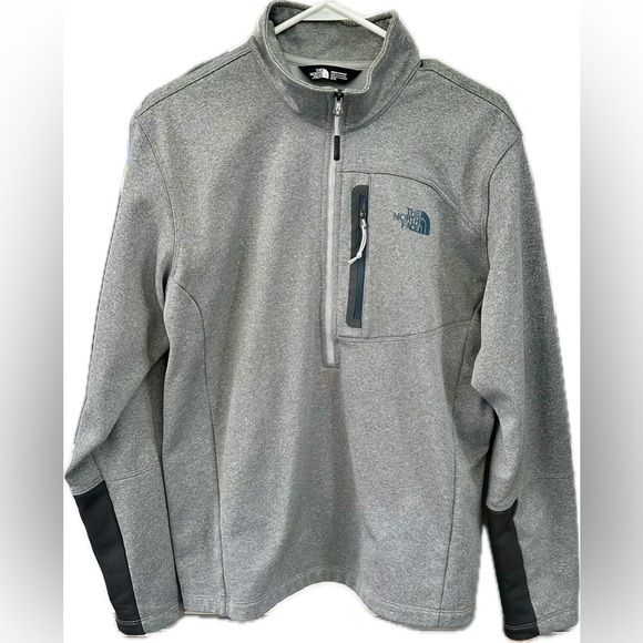 The North Face Other - The North Face CANYONLANDS 1/2 Zip Light Gray Fleece Mens